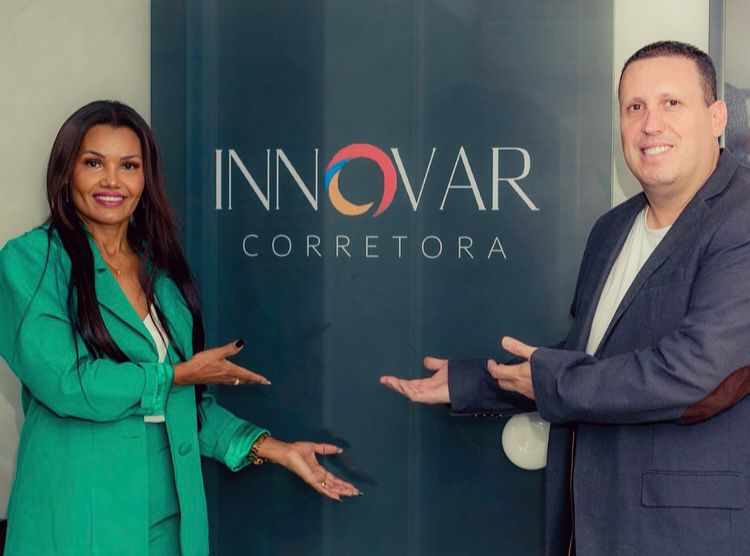 Ana Rosa e Israel — Fundadores da Innovar Corretora